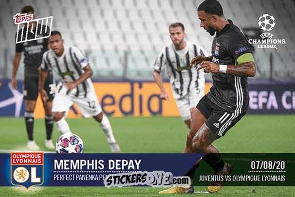 Cromo Memphis Depay - Now Uefa Champions League 2019-2020 n. 61 - Topps