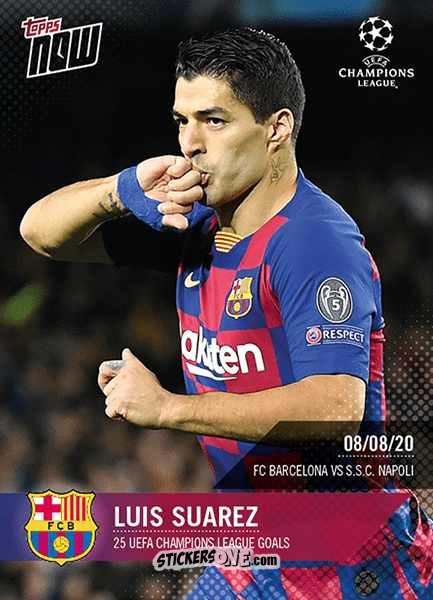 Cromo Luis Suárez - Now Uefa Champions League 2019-2020 n. 64 - Topps