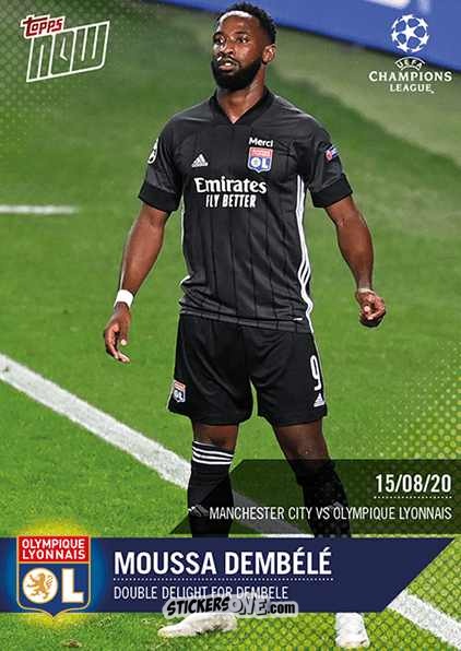 Figurina Moussa Dembélé - Now Uefa Champions League 2019-2020 n. 65 - Topps