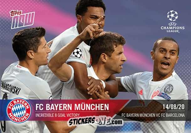 Cromo Fc Bayern München - Now Uefa Champions League 2019-2020 n. 69 - Topps