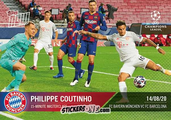 Cromo Philippe Coutinho - Now Uefa Champions League 2019-2020 n. 75 - Topps