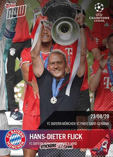 Cromo Hans-Dieter Flick - Now Uefa Champions League 2019-2020 n. 83 - Topps