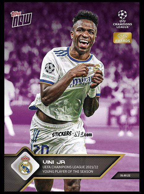 Sticker Vini Jr - Now UEFA Champions League 2022-2023 - Second Part
 n. 173p - Topps