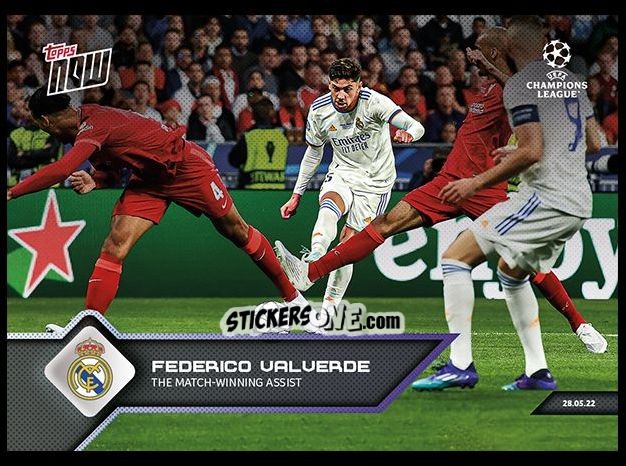 Sticker Federico Valverde - Now UEFA Champions League 2022-2023 - Second Part
 n. 164 - Topps