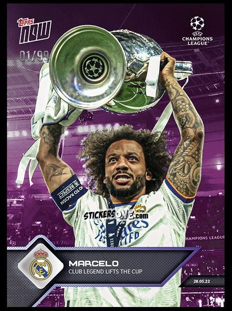 Sticker Marcelo - Now UEFA Champions League 2022-2023 - Second Part
 n. 163p - Topps