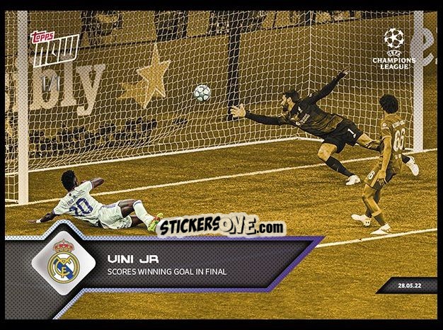 Sticker Vini Jr - Now UEFA Champions League 2022-2023 - Second Part
 n. 160g - Topps