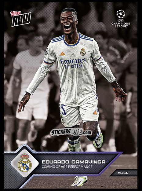 Sticker Eduardo Camavinga - Now UEFA Champions League 2022-2023 - Second Part
 n. 156a - Topps
