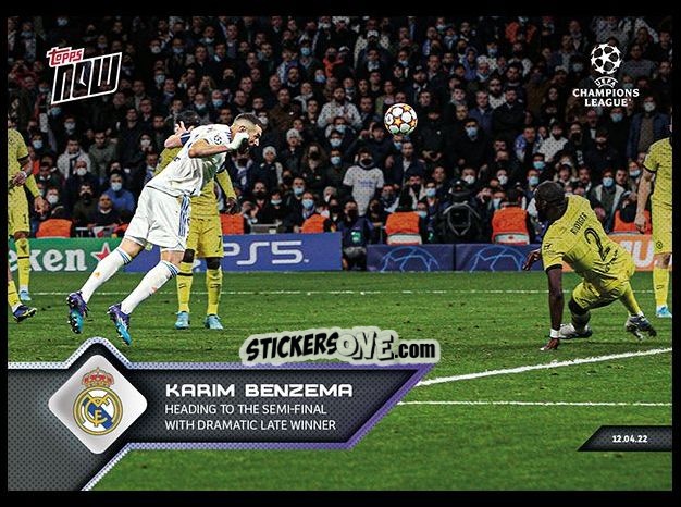 Sticker Karim Benzema - Now UEFA Champions League 2022-2023 - Second Part
 n. 137 - Topps