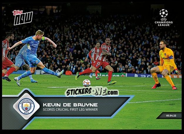 Sticker Kevin De Bruyne - Now UEFA Champions League 2022-2023 - Second Part
 n. 131 - Topps