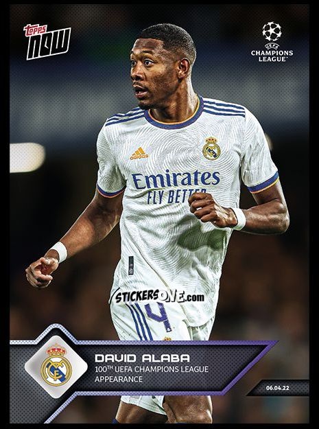 Sticker David Alaba - Now UEFA Champions League 2022-2023 - Second Part
 n. 134 - Topps