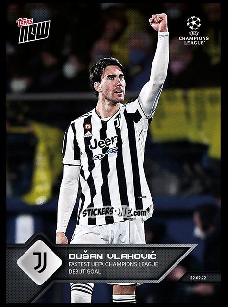 Sticker Dusan Vlahovic - Now UEFA Champions League 2022-2023 - Second Part
 n. 114 - Topps