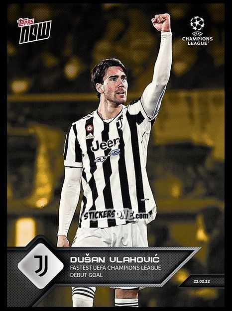 Sticker Dusan Vlahovic - Now UEFA Champions League 2022-2023 - Second Part
 n. 114g - Topps