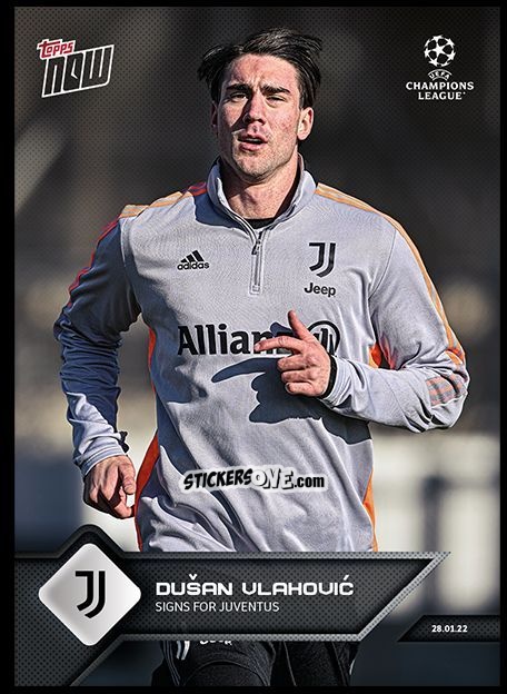 Sticker Dusan Vlahovic - Now UEFA Champions League 2022-2023 - Second Part
 n. 104 - Topps