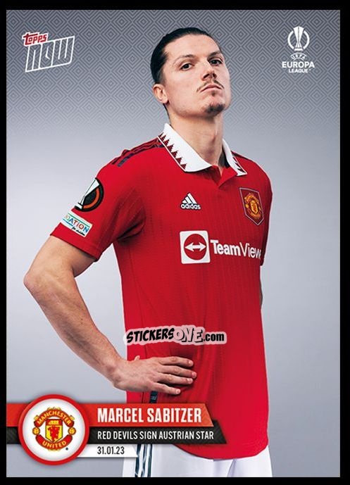 Sticker Marcel Sabitzer - Now UEFA Champions League 2022-2023 - Second Part
 n. 23EL - Topps