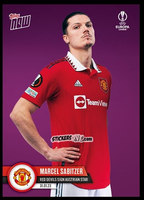 Sticker Marcel Sabitzer - Now UEFA Champions League 2022-2023 - Second Part
 n. 23ELp - Topps