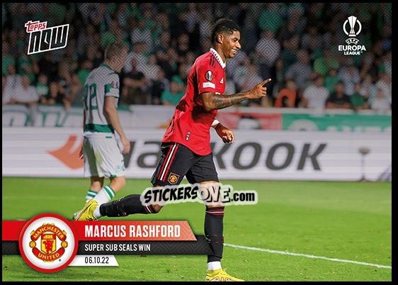 Sticker Marcus Rashford - Now UEFA Champions League 2022-2023 - Second Part
 n. 12EL - Topps