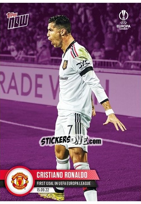 Sticker Cristiano Ronaldo - Now UEFA Champions League 2022-2023 - Second Part
 n. 10ELp - Topps