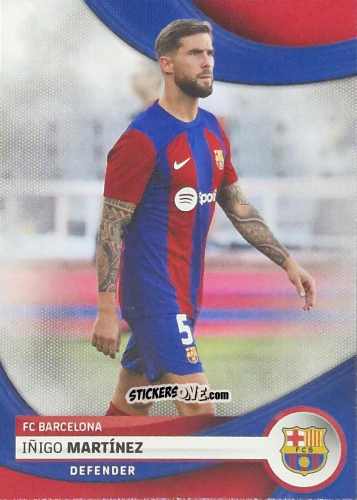 Figurina Iñigo Martínez - FC Barcelona 2023-2024 Team Set
 n. 10 - Topps