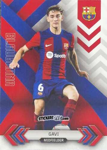 Figurina Gavi - FC Barcelona 2023-2024 Team Set
 n. BL-4 - Topps
