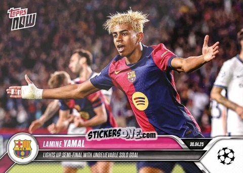 Cromo Lamine Yamal - Now UEFA Champions League 2024-2025
 n. 148 - Topps