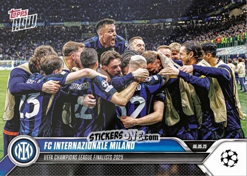 Cromo Fc Internazionale Milano (Finalists 2025)