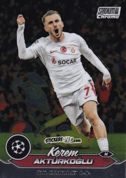 Sticker Kerem Akturkoglu - Stadium Club Chrome UEFA Club Competitions 2023-2024
 n. 3 - Topps