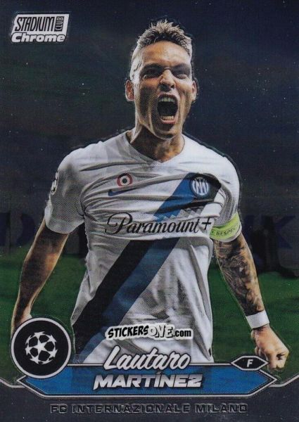 Sticker Lautaro Martinez - Stadium Club Chrome UEFA Club Competitions 2023-2024
 n. 10 - Topps