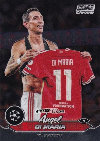 Sticker Angel Di Maria - Stadium Club Chrome UEFA Club Competitions 2023-2024
 n. 11 - Topps
