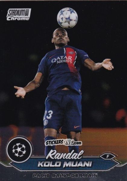 Cromo Randal Kolo Muani - Stadium Club Chrome UEFA Club Competitions 2023-2024
 n. 23 - Topps