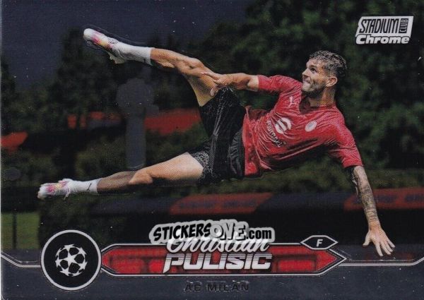 Figurina Christian Pulisic - Stadium Club Chrome UEFA Club Competitions 2023-2024
 n. 26 - Topps