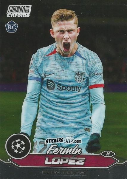 Sticker Fermin Lopez - Stadium Club Chrome UEFA Club Competitions 2023-2024
 n. 32 - Topps