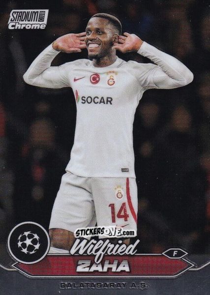 Sticker Wilfried Zaha - Stadium Club Chrome UEFA Club Competitions 2023-2024
 n. 34 - Topps