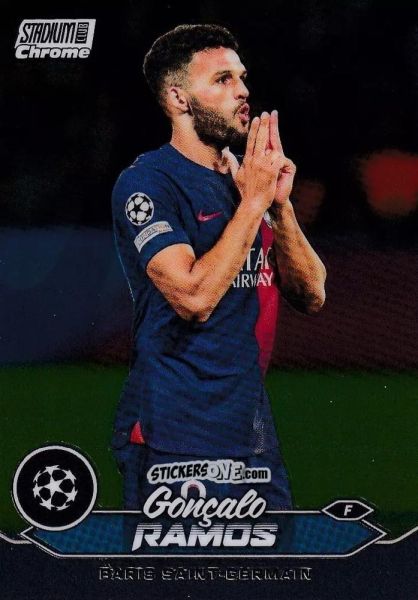 Sticker Goncalo Ramos - Stadium Club Chrome UEFA Club Competitions 2023-2024
 n. 40 - Topps