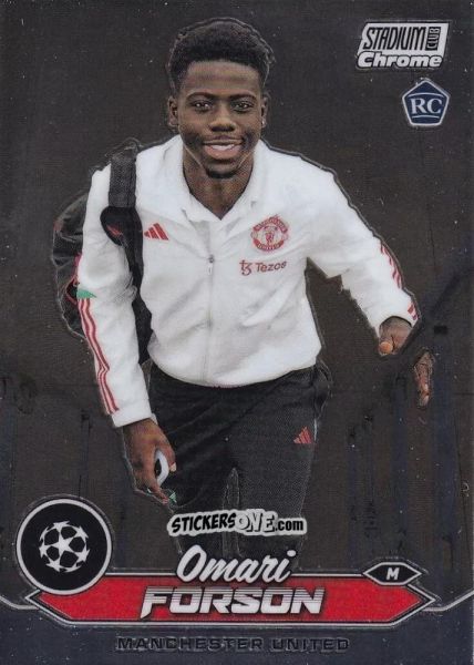 Sticker Omari Forson - Stadium Club Chrome UEFA Club Competitions 2023-2024
 n. 44 - Topps