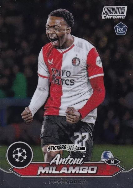 Sticker Antoni Milambo - Stadium Club Chrome UEFA Club Competitions 2023-2024
 n. 49 - Topps