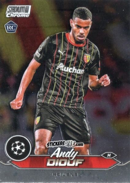 Sticker Andy Diouf - Stadium Club Chrome UEFA Club Competitions 2023-2024
 n. 52 - Topps