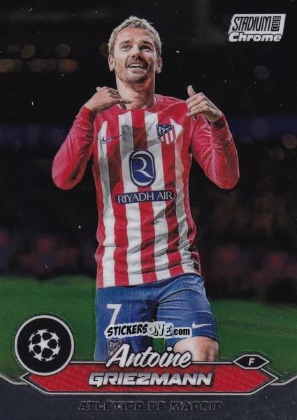 Sticker Antoine Griezmann - Stadium Club Chrome UEFA Club Competitions 2023-2024
 n. 54 - Topps