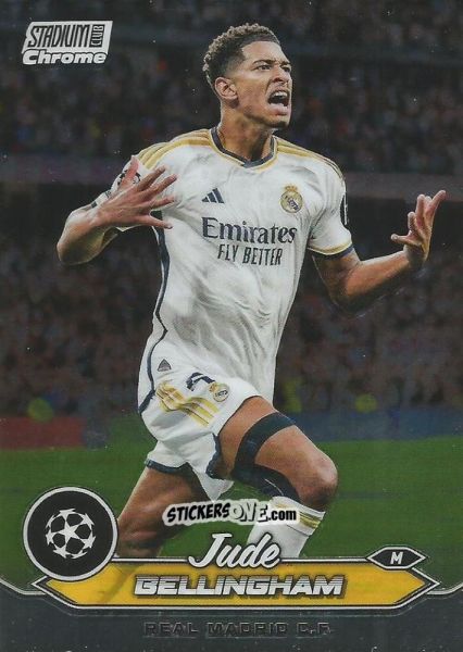 Sticker Jude Bellingham - Stadium Club Chrome UEFA Club Competitions 2023-2024
 n. 55 - Topps