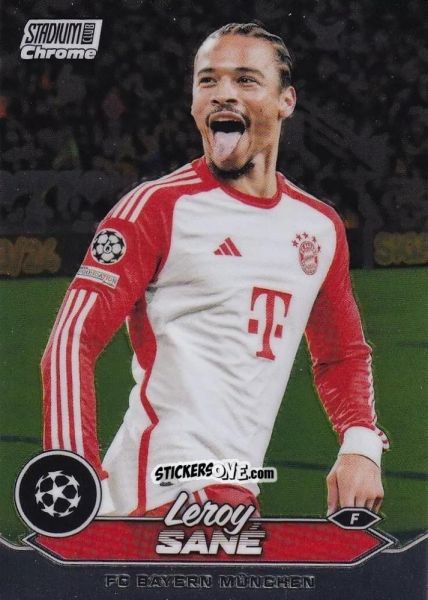 Sticker Leroy Sane - Stadium Club Chrome UEFA Club Competitions 2023-2024
 n. 59 - Topps