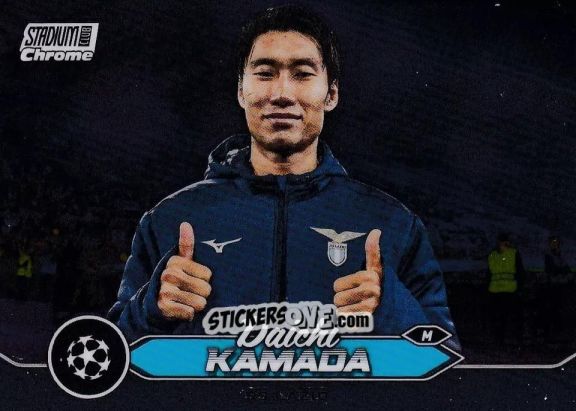 Sticker Daichi Kamada - Stadium Club Chrome UEFA Club Competitions 2023-2024
 n. 61 - Topps