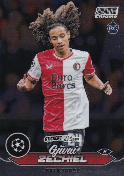Sticker Gjivai Zechiel - Stadium Club Chrome UEFA Club Competitions 2023-2024
 n. 62 - Topps