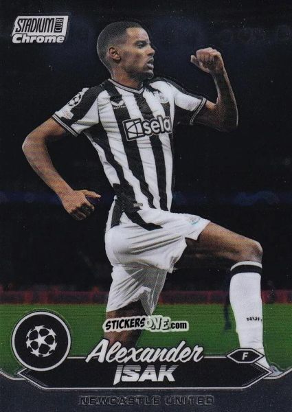 Sticker Alexander Isak - Stadium Club Chrome UEFA Club Competitions 2023-2024
 n. 64 - Topps