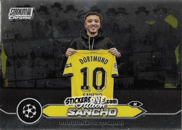 Sticker Jadon Sancho - Stadium Club Chrome UEFA Club Competitions 2023-2024
 n. 65 - Topps