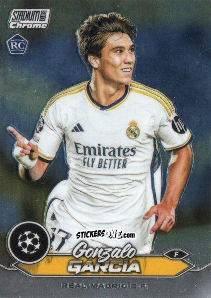 Figurina Gonzalo Garcia - Stadium Club Chrome UEFA Club Competitions 2023-2024
 n. 66 - Topps
