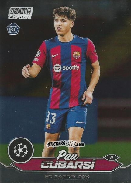Cromo Pau Cubarsi - Stadium Club Chrome UEFA Club Competitions 2023-2024
 n. 67 - Topps