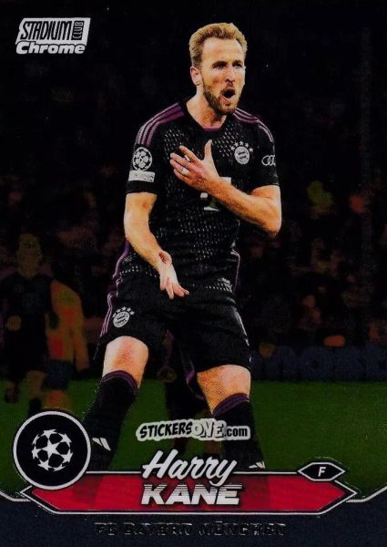 Sticker Harry Kane - Stadium Club Chrome UEFA Club Competitions 2023-2024
 n. 68 - Topps
