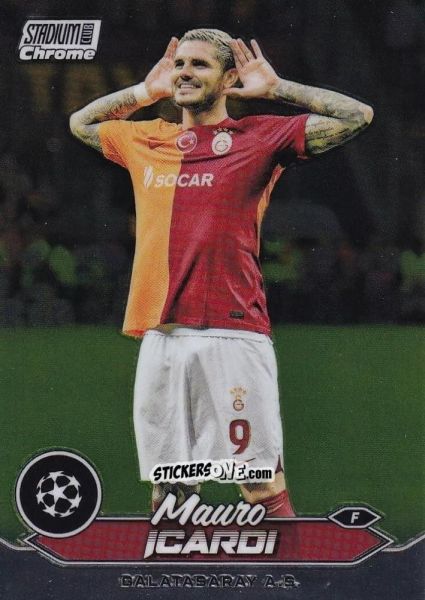 Sticker Mauro Icardi - Stadium Club Chrome UEFA Club Competitions 2023-2024
 n. 69 - Topps