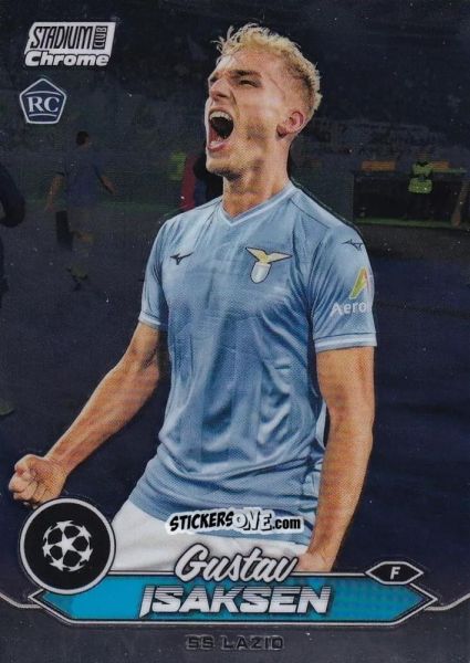 Sticker Gustav Isaksen - Stadium Club Chrome UEFA Club Competitions 2023-2024
 n. 75 - Topps
