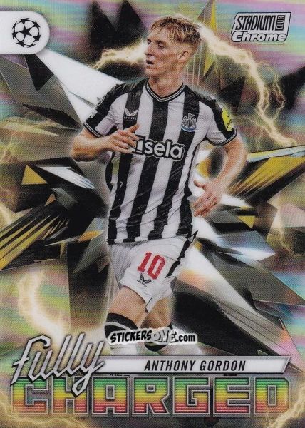 Sticker Anthony Gordon - Stadium Club Chrome UEFA Club Competitions 2023-2024
 n. FC-AG - Topps