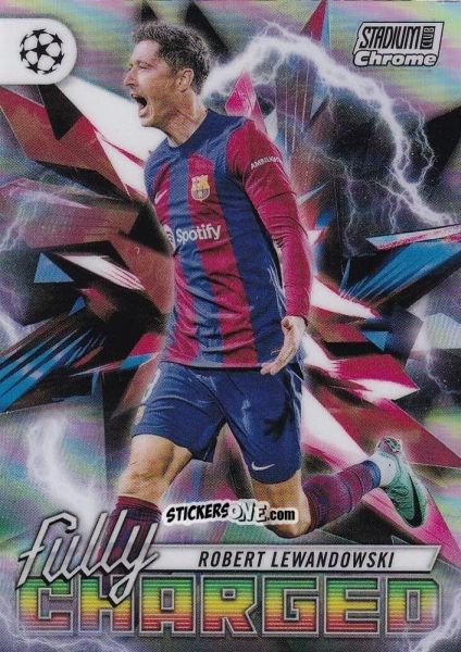 Sticker Robert Lewandowski - Stadium Club Chrome UEFA Club Competitions 2023-2024
 n. FC-RL - Topps